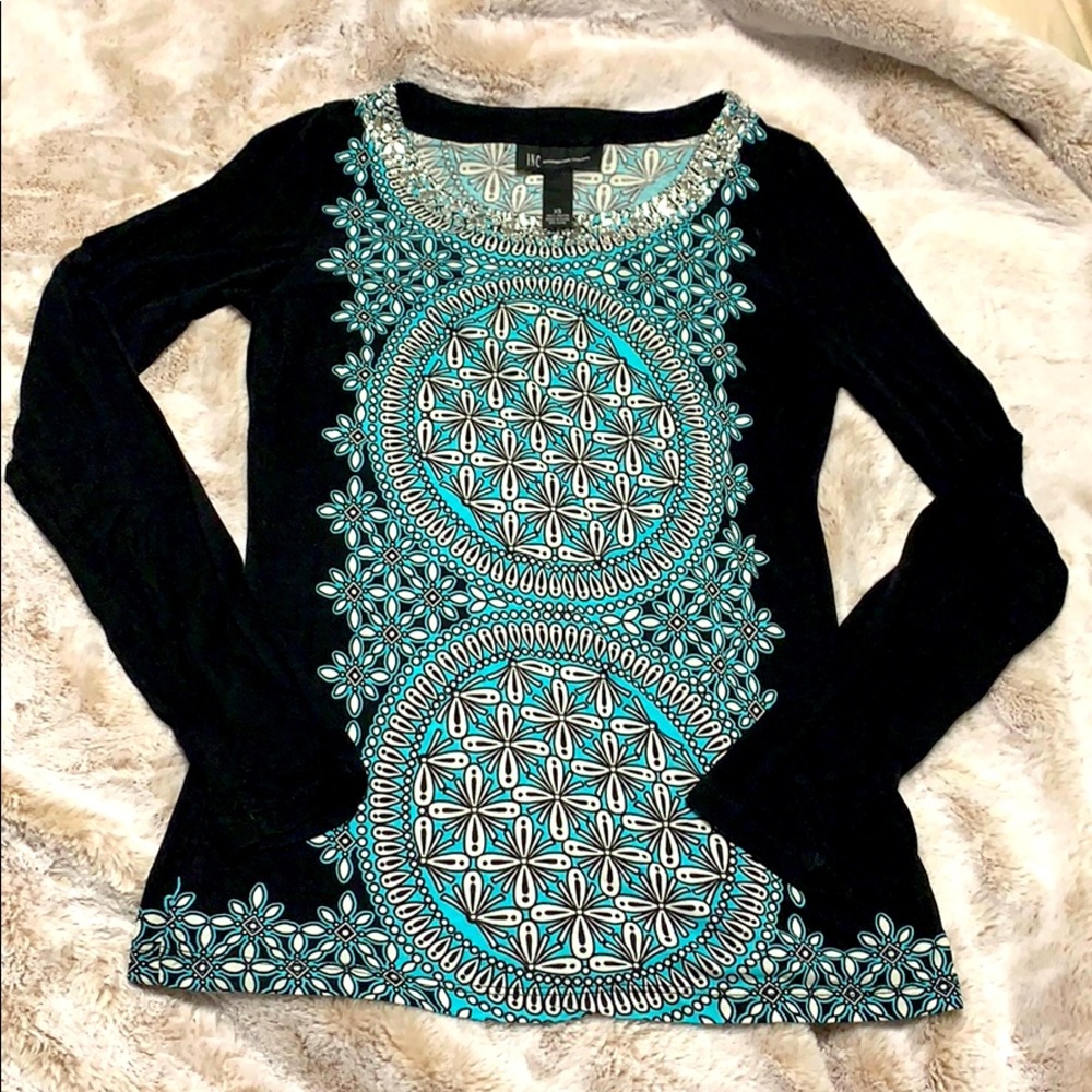 INC embellished top